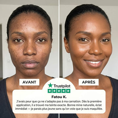 Fond de teint intelligent avec pinceau  integré